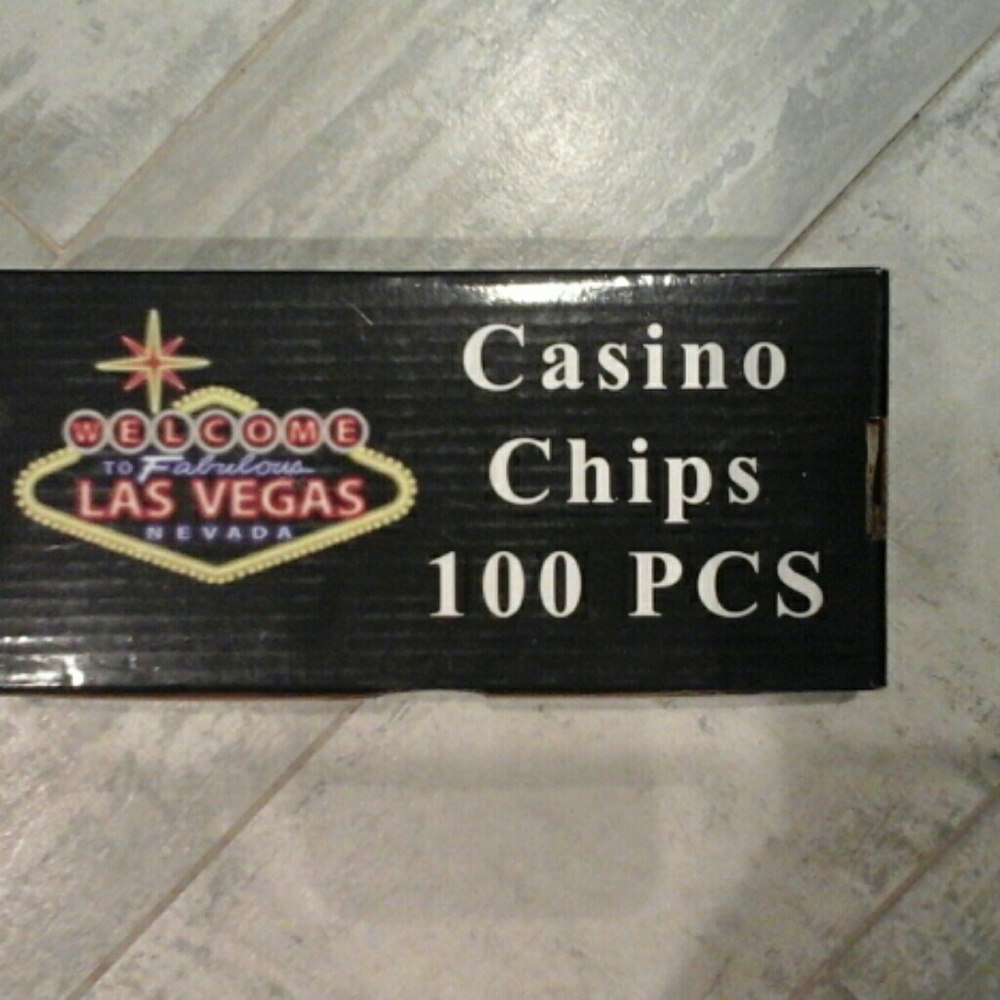 Casino Chips 100 PCs Las Vegas Nevada table game